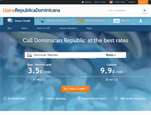 Tablet Screenshot of llamarepublicadominicana.com